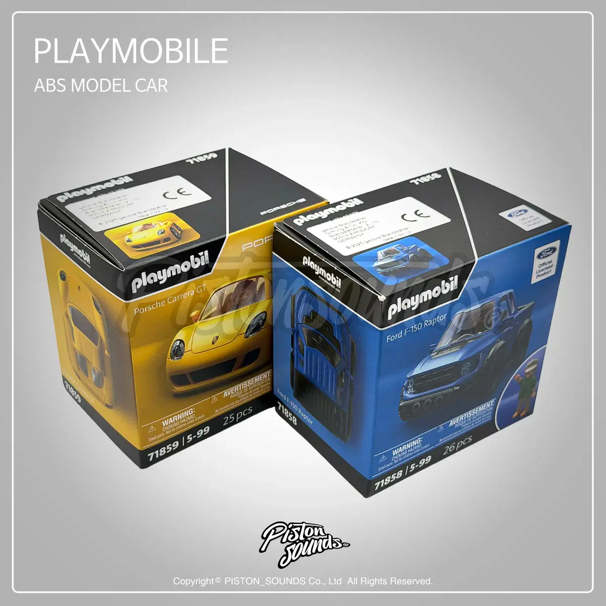 PLAYMOBILE 플레이모빌 포르쉐 카레라GT 포드 F150 랩터 캐빈오픈 2가지종류