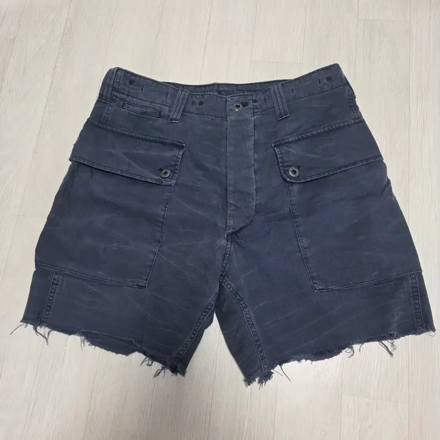 폴로 랄프로렌 헤링본 카고 쇼츠 네이비