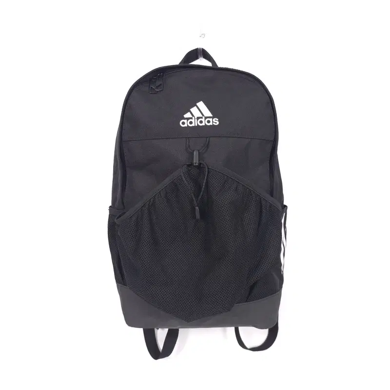 adidas 블랙 스포츠 메쉬 스트링 백팩