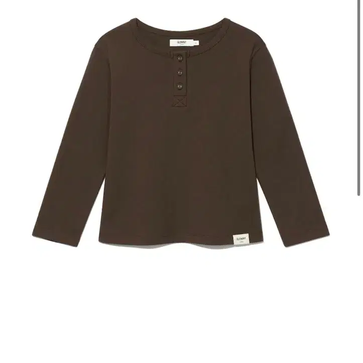 3/4 BUTTON FLY TEE (CHOCO)