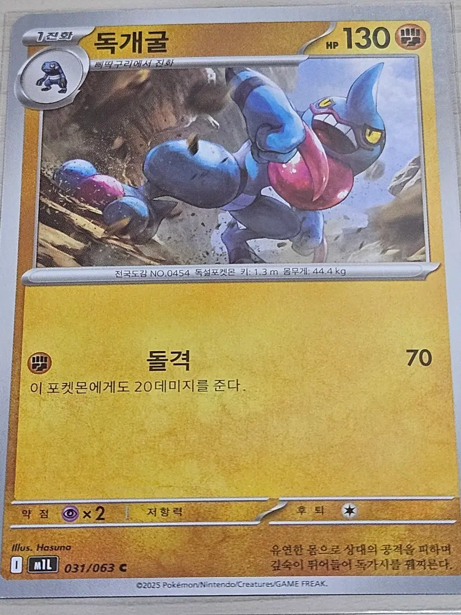 [최저가] 포켓몬 카드 독개굴 031/063 C