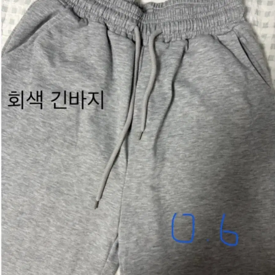 오프라인 구매 회색긴바지