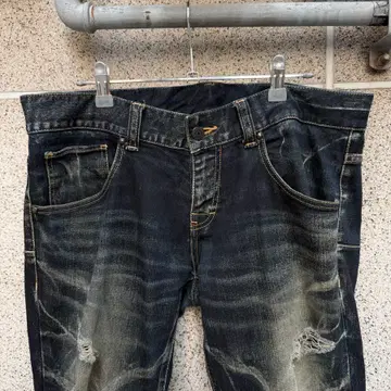 TORNADO MART DISTRESSED FLARE DENIM PANTS | 데님/청바지 | 번개장터