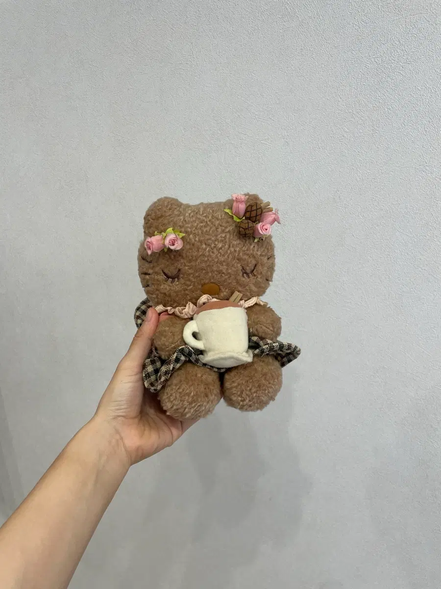 산리오 빈티지 고전 키티 인형 카페 모카 시나몬