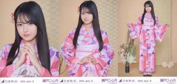 노기자카46 회장 한정판 브로마이드 세토구치 신츠키 2025.July-II 유카타 3장 컴프