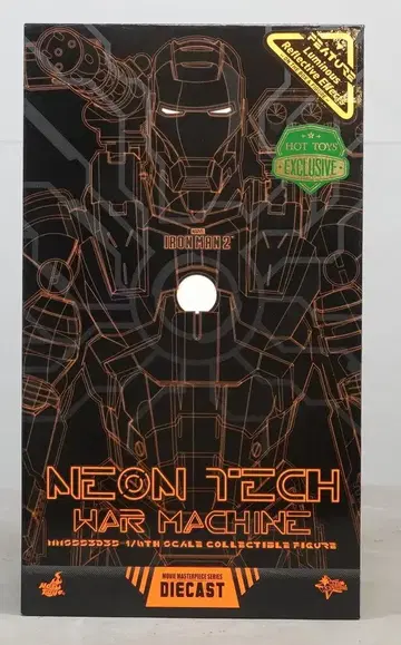HOTTOYS MOVIE MASTERPIECE DIECAST NEON TECH WAR MACHINE MMS553