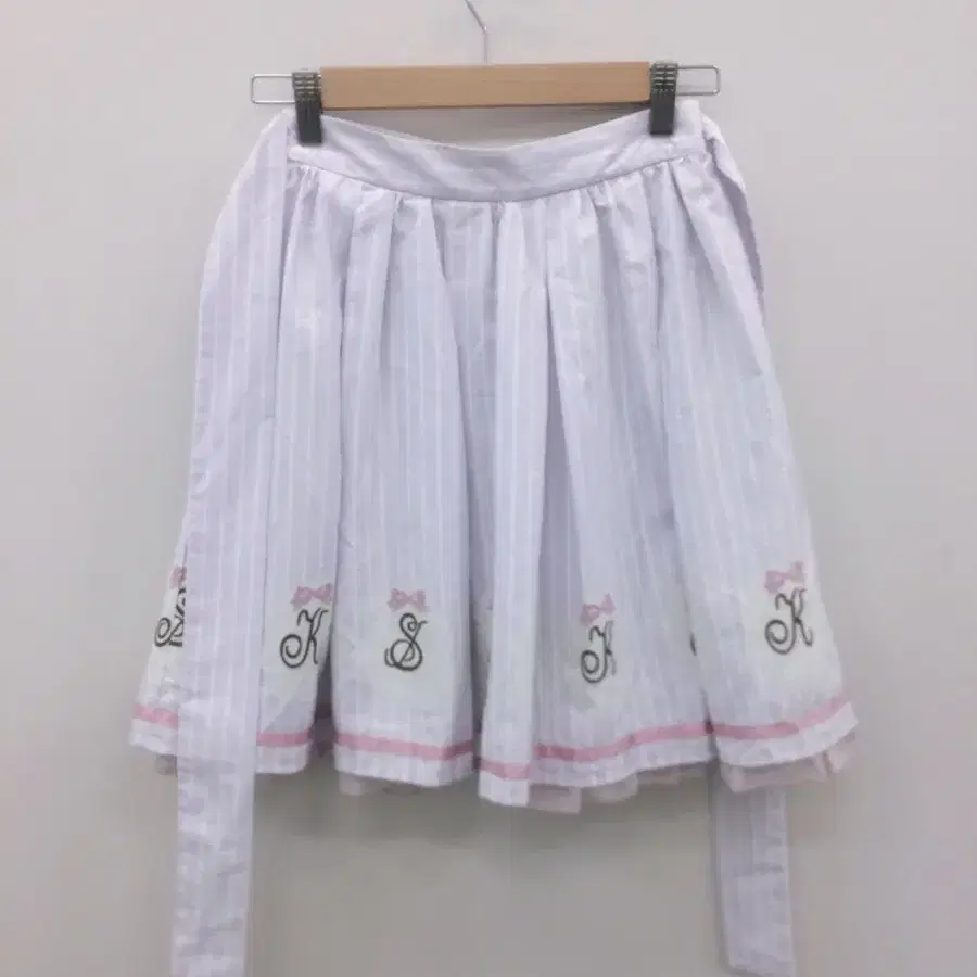 앙크루즈 AnkRouge 라일락 히메갸루 리본 스커트