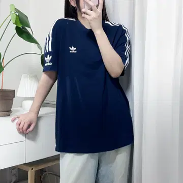 아디다스 네이비 트레포일 반팔티 [ 3XL ]