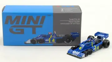 TSM 1/64 MINI GT MGT00584L 티렐 P34 스웨덴 GP 1976 2위 입상차 #4 Patrick Depailler