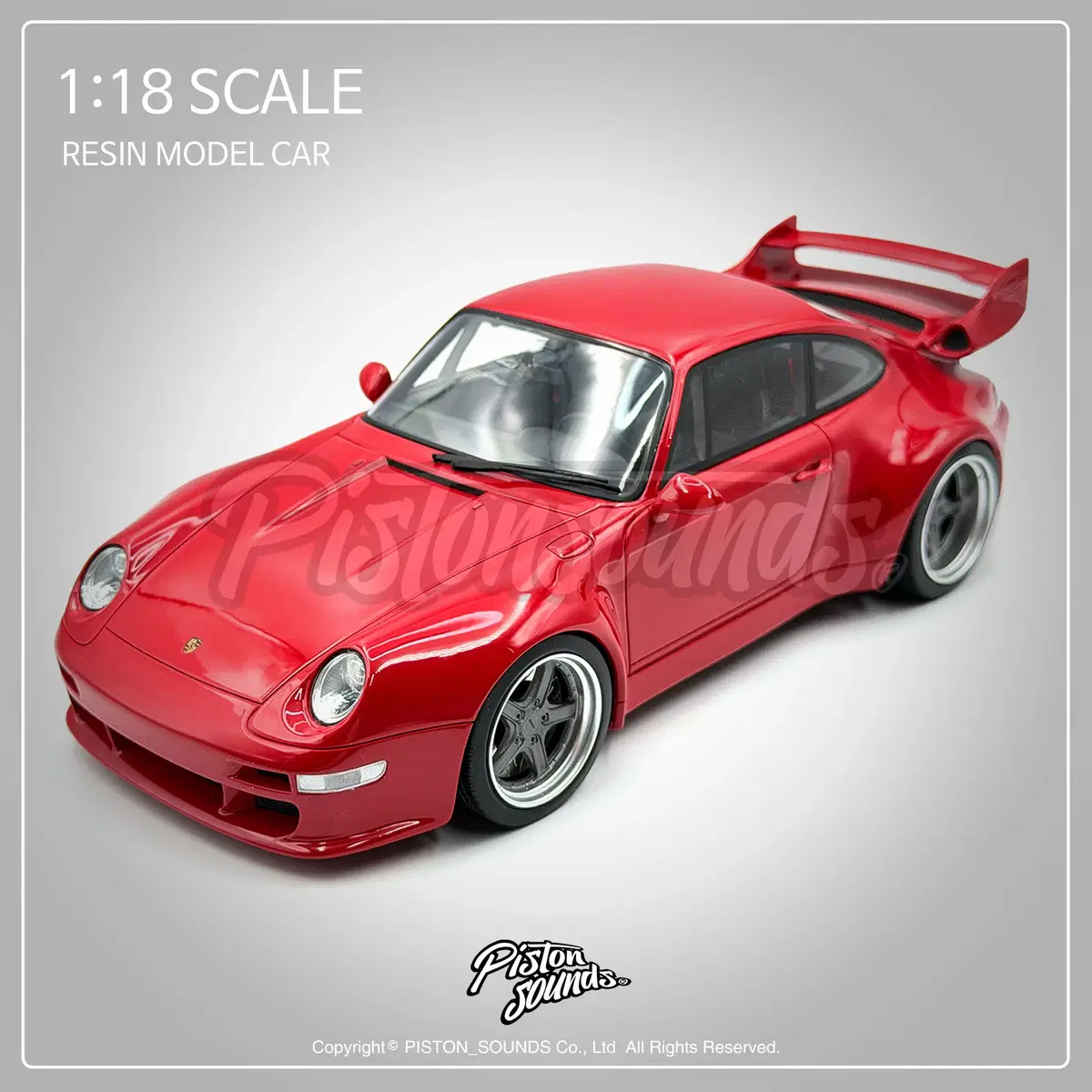 GT SPIRIT 지티스피릿 1:18스케일 포르쉐 군터웍스 400R 레드 GT210