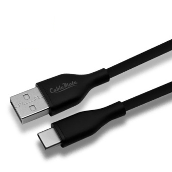USB A to C 3A 고속충전 데이터 전송 케이블 2m 블랙