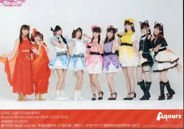 World Love Live! ASIA TOUR 2019 Aqours 회장 한정판 브로마이드 (집합 4) 치바