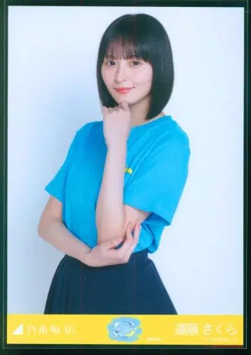 노기자카46 회장 한정판 브로마이드 엔도 사쿠라 한여름의 전국 투어 2026 티셔츠 후쿠이 ver. 츄
