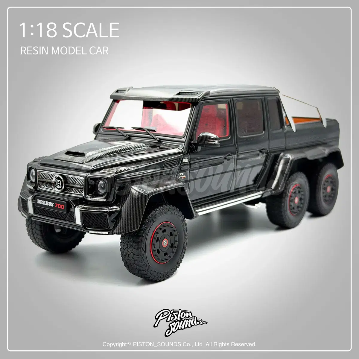 GT SPIRIT 지티스피릿 1:18스케일 벤츠 지바겐 브라부스 700 6x6 GT199