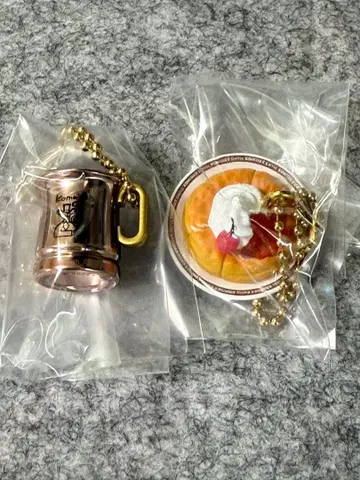 코메다 커피 볼체인 달린 마스코트 2종