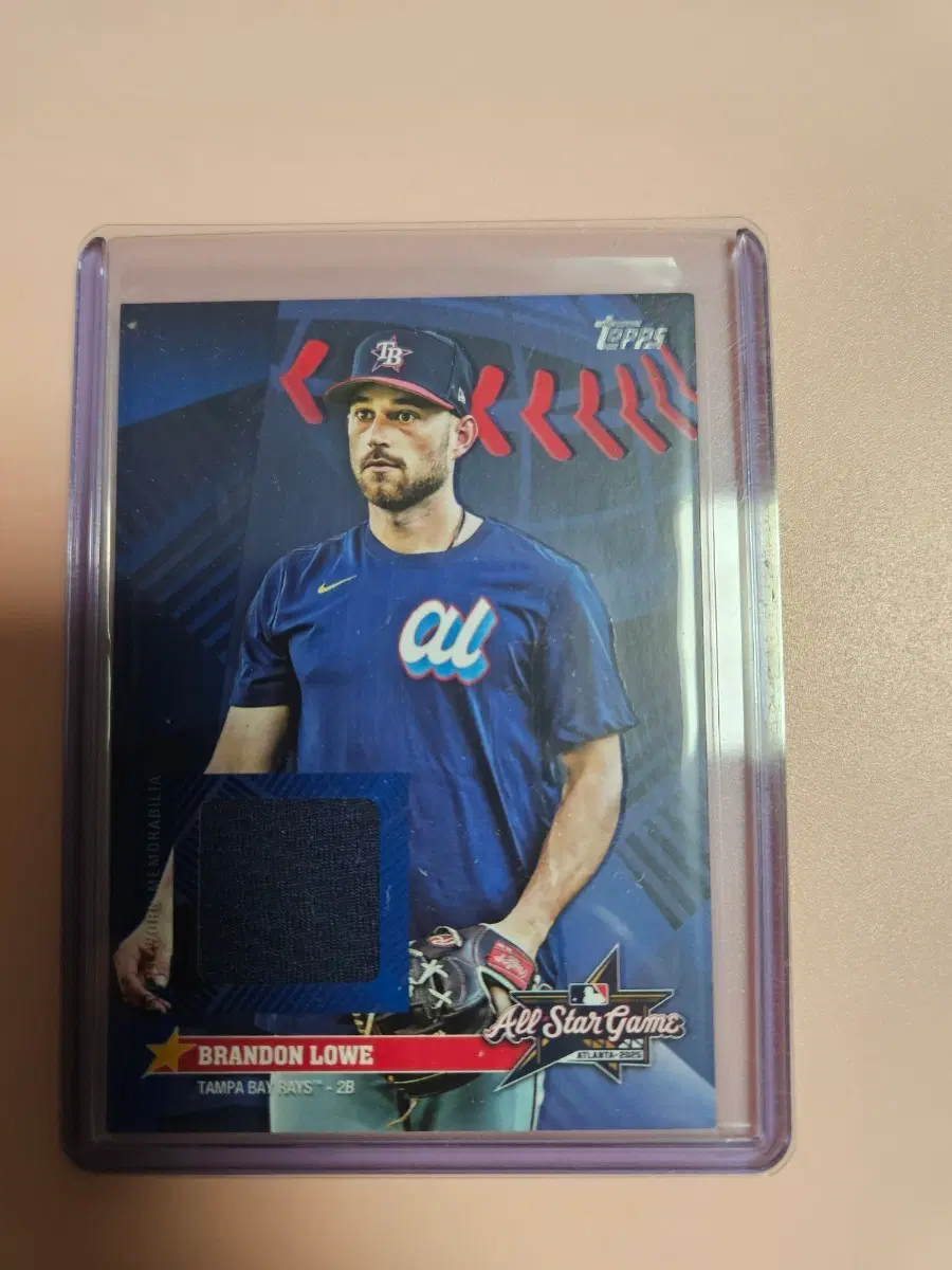 템파베이)브랜든 로우 2025 Topps 올스타 저지 카드