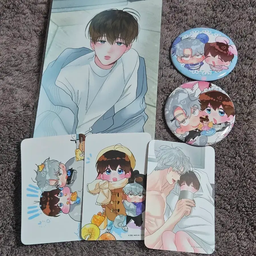 박하사탕 모펀 콜라보 뱃지 방포 포카 엽서 양도