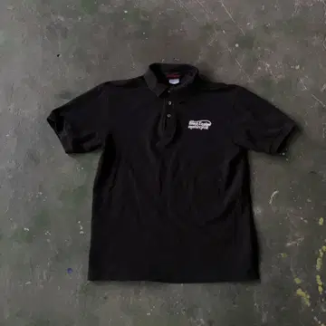 black engine motorcycle 피케 셔츠