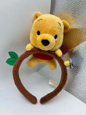 [새상품급] 곰돌이 푸 머리띠 봉제 인형 디즈니 리조트 한정판