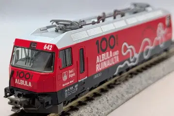 세키스이 금속 N 게이지 알프스 기관차 Ge4/4 III (알불라선 100주년 랩핑) 외국형 모델 3101