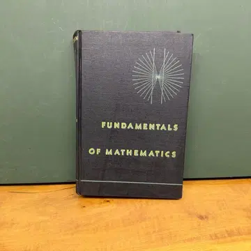 Fundamentals of Mathematics 외국도서