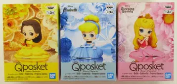 반다이 스피리츠 Q posket petit 벨 신데렐라 프린세스 오로라 전 3종 세트