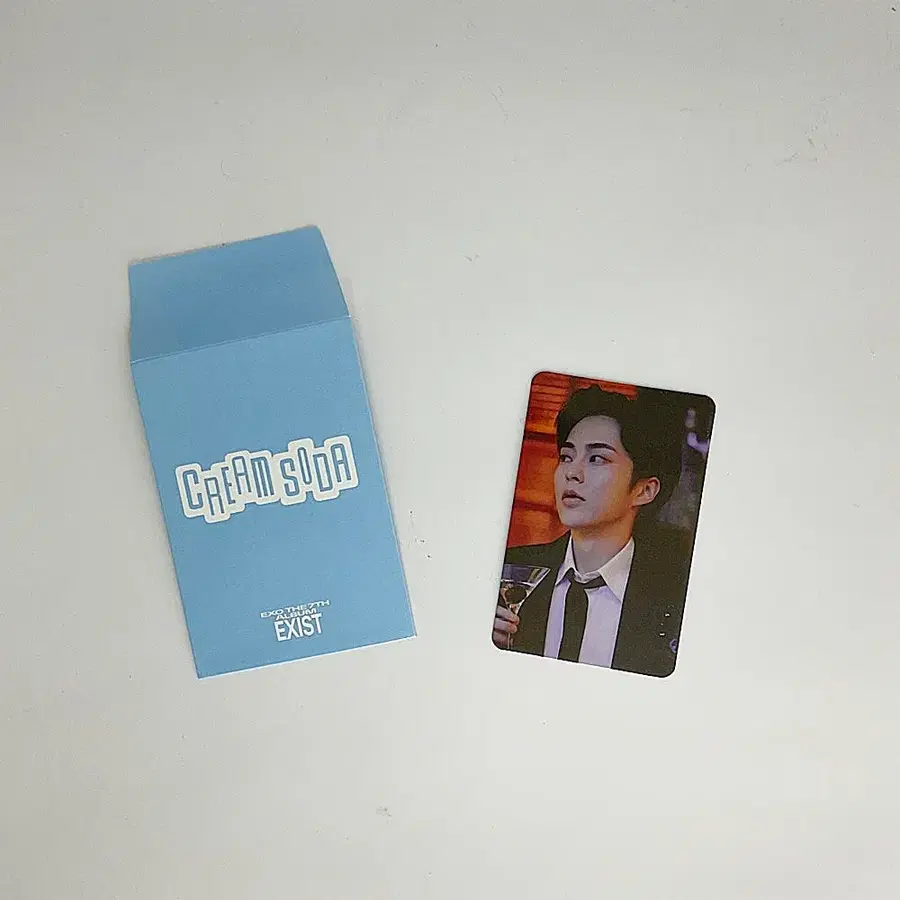 엑소 시우민 이그지스트 엑소셜클럽 크림소다 포토카드 포카 B_1 EXO XIUMIN EXIST EXOcial Club CREAM SODA PHOTOCARD B_1