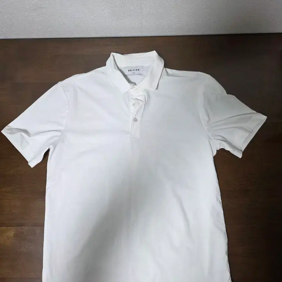 에디션 반팔 카라티 화이트 95