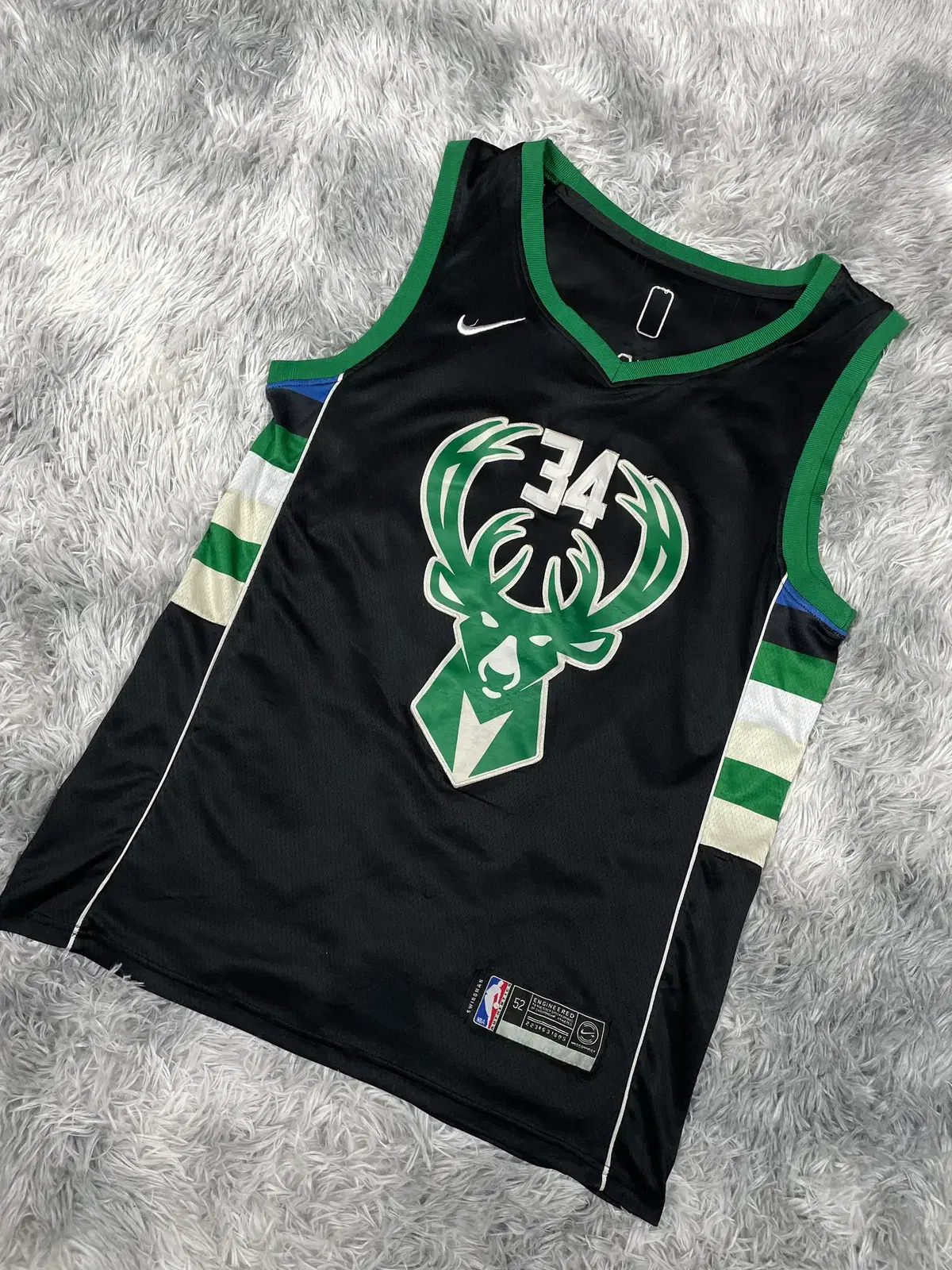 나이키 NBA 밀워키 벅스 야니스 아데토쿤보 바스켓 져지 5430