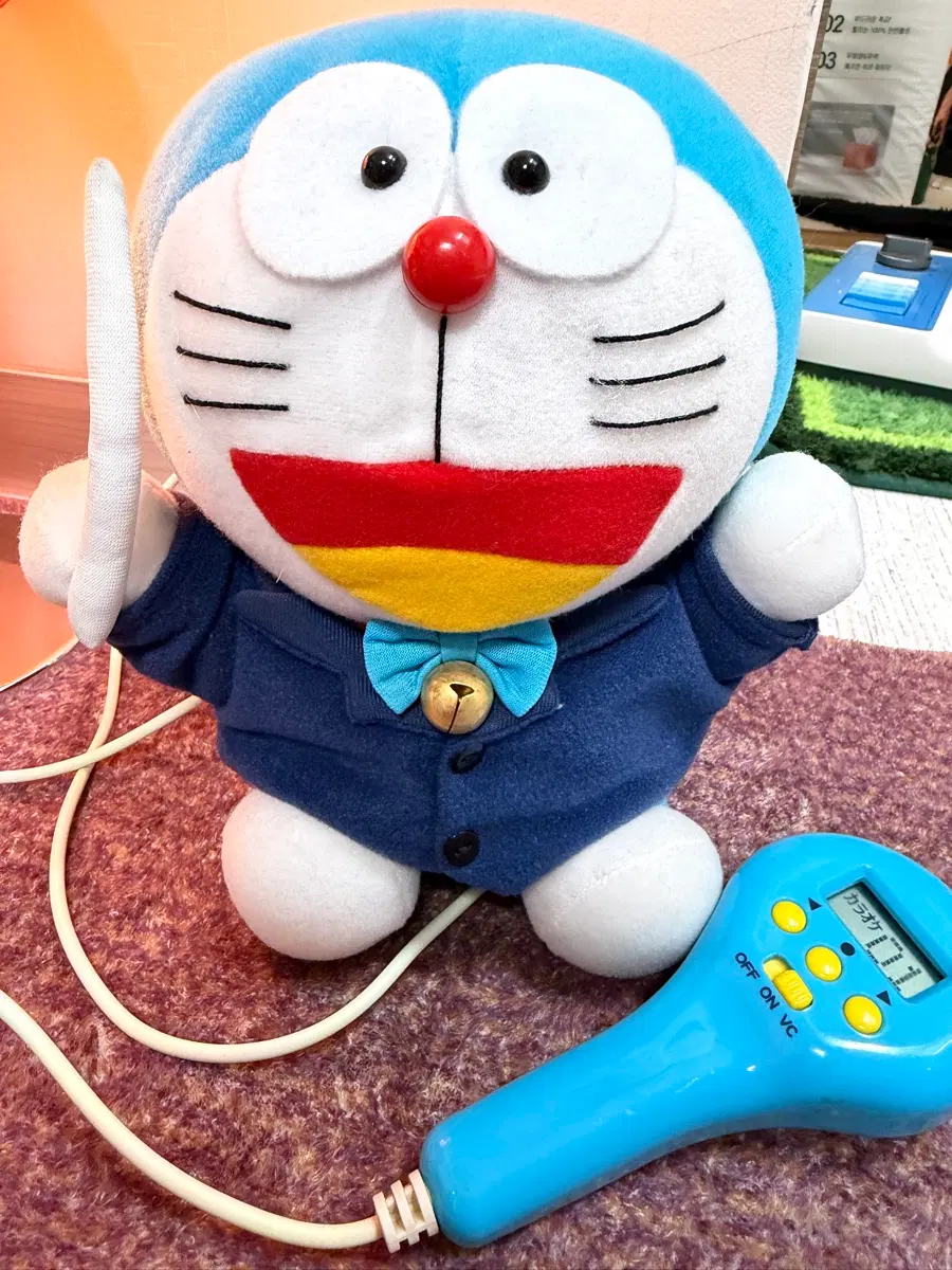 도라에몽 고전 인형 노래기구