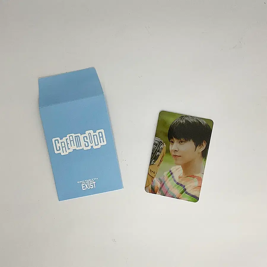 엑소 시우민 이그지스트 엑소셜클럽 크림소다 포토카드 포카 B_2 EXO XIUMIN EXIST EXOcial Club CREAM SODA PHOTOCARD B_2