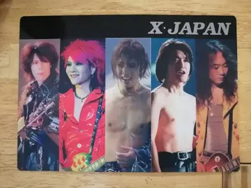 X JAPAN 책받침 당시품 레어템