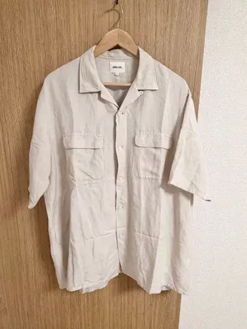 Bshop MORRIS & SONS 오픈 카라 반팔 셔츠