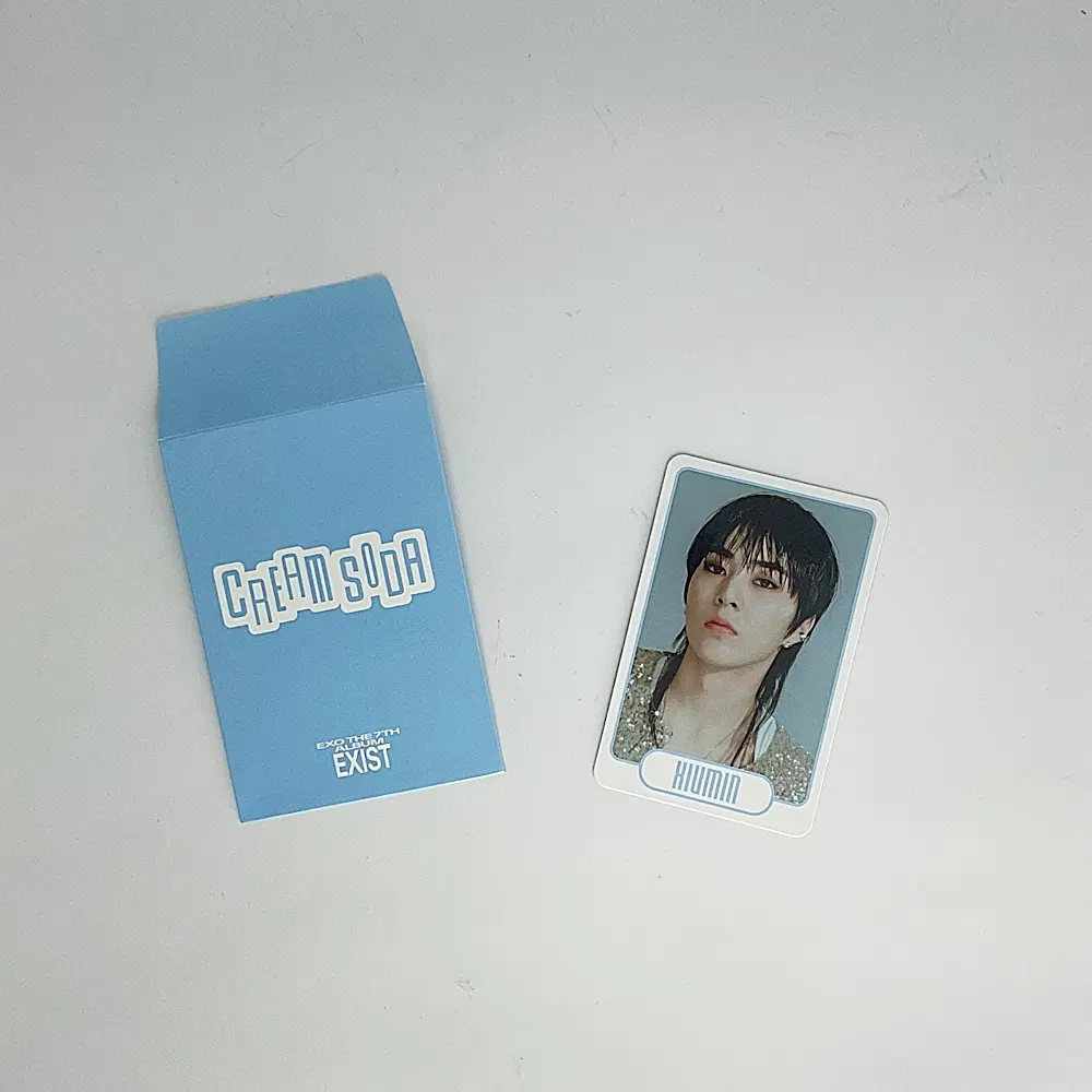 엑소 시우민 이그지스트 엑소셜클럽 크림소다 포토카드 포카 B_3 EXO XIUMIN EXIST EXOcial Club CREAM SODA PHOTOCARD B_3