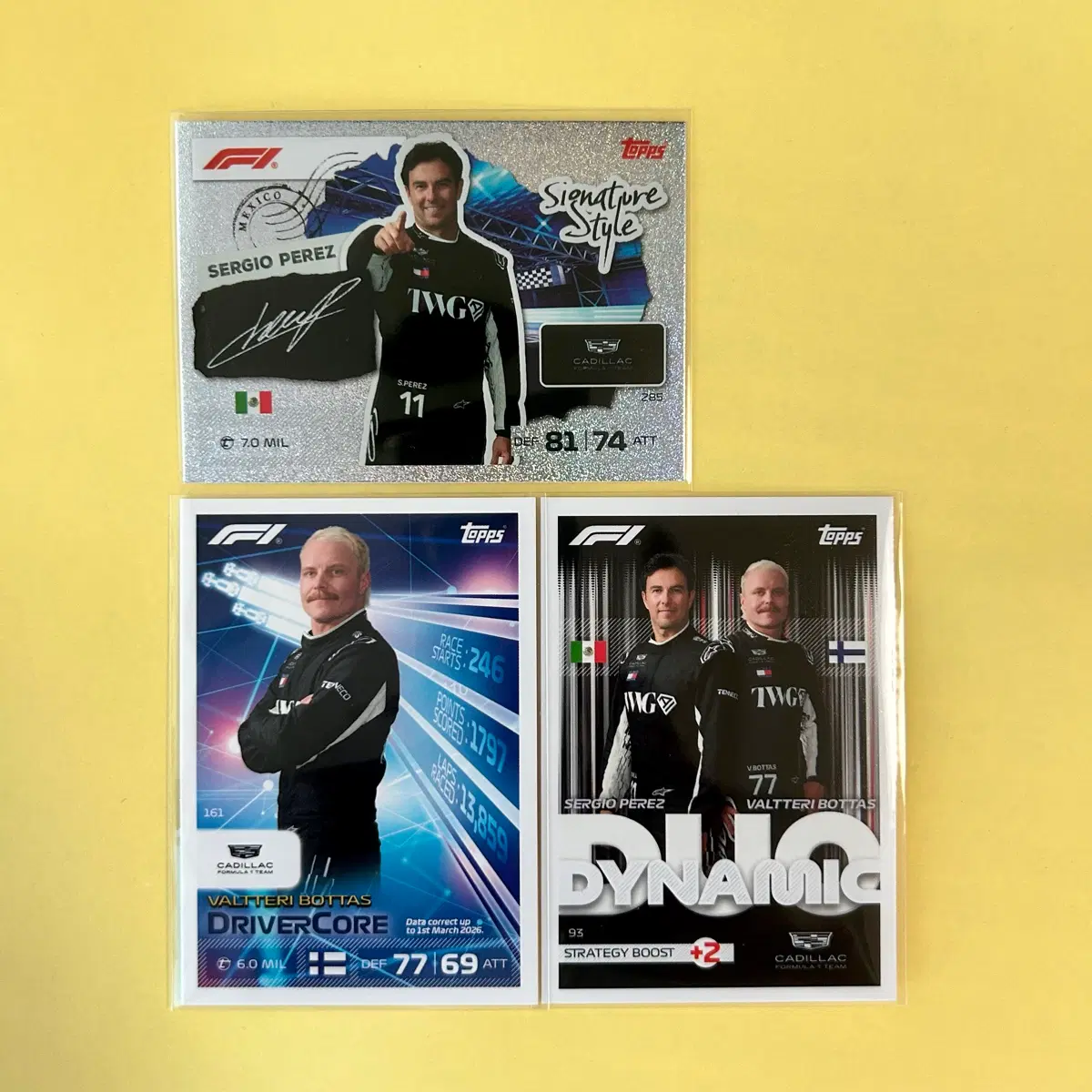 캐딜락 일괄 | 2026 탑스 터보 어택스 F1 카드 Topps Turbo Attax