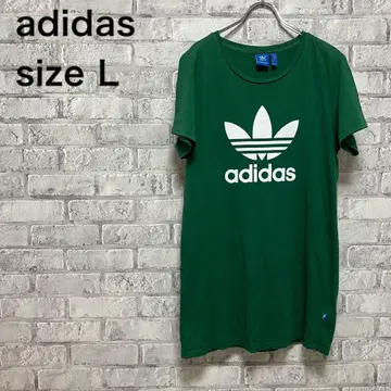 [ adidas ] 아디다스 T셔츠 size L 그린 멋짐