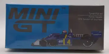 TSM MODEL 1/64 MINI GT Tyrrell P34 #4 Patrick Depaikker 1976 Swedish GP 584-L