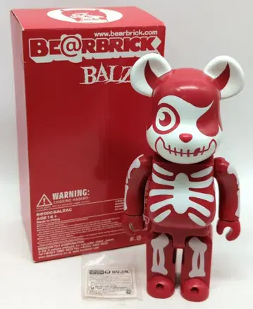MEDICOMTOY BE@RBRICK BALZAC ATOM-RAGE VAMPIRE ( RED ) 400%