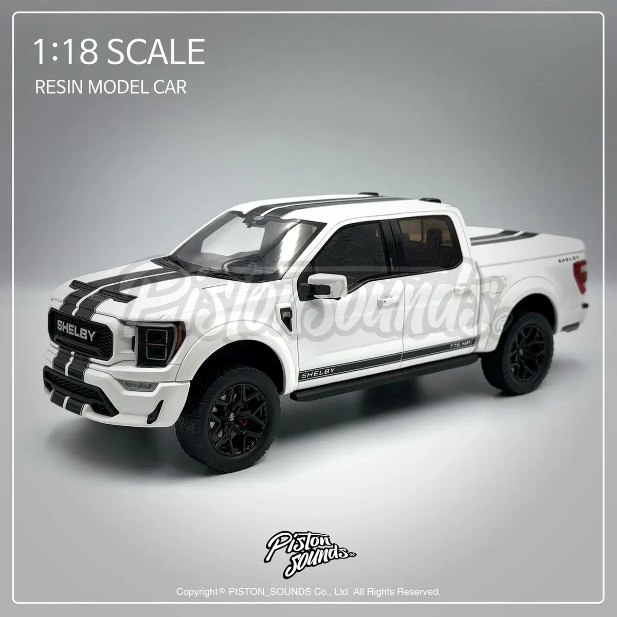 GT SPIRIT 지티스피릿 1:18스케일 포드 F150 쉘비 GT415 픽업트럭모형 레진