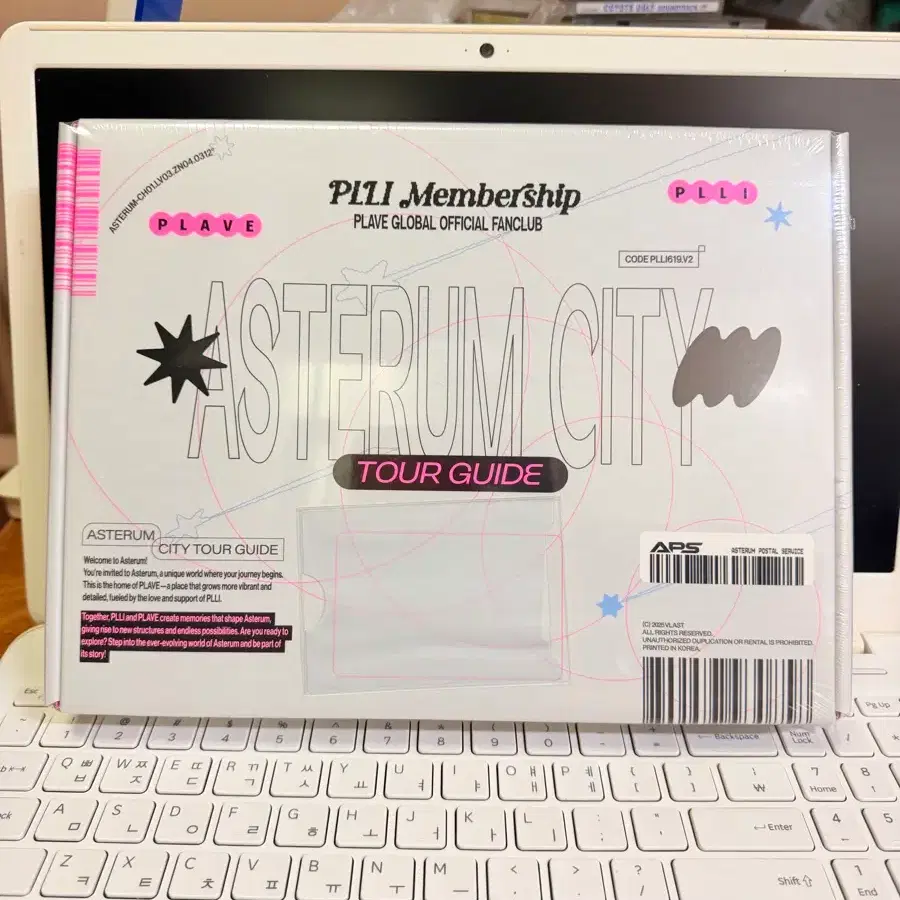 미개봉 그룹 플레이브 공식팬클럽 플리(PLLI)2기 멤버십 키트,아스테룸,시티투어가이드