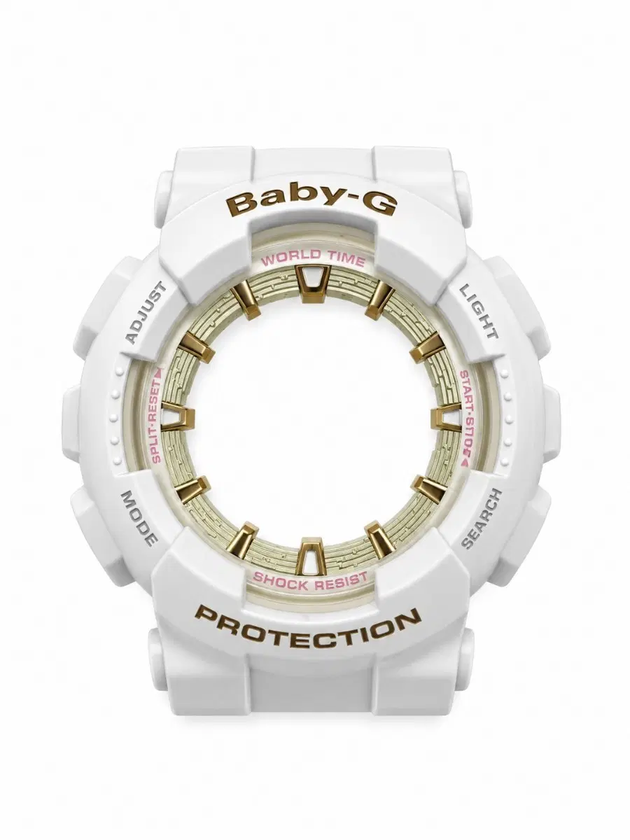 카시오 베이비지 Baby-G BA-110-7A 정품 베젤 케이스 화이트 골드 새제품