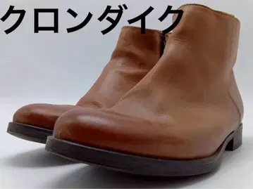 클론다이크 사이드 지퍼 숏부츠 브라운 36 KLONDIKE