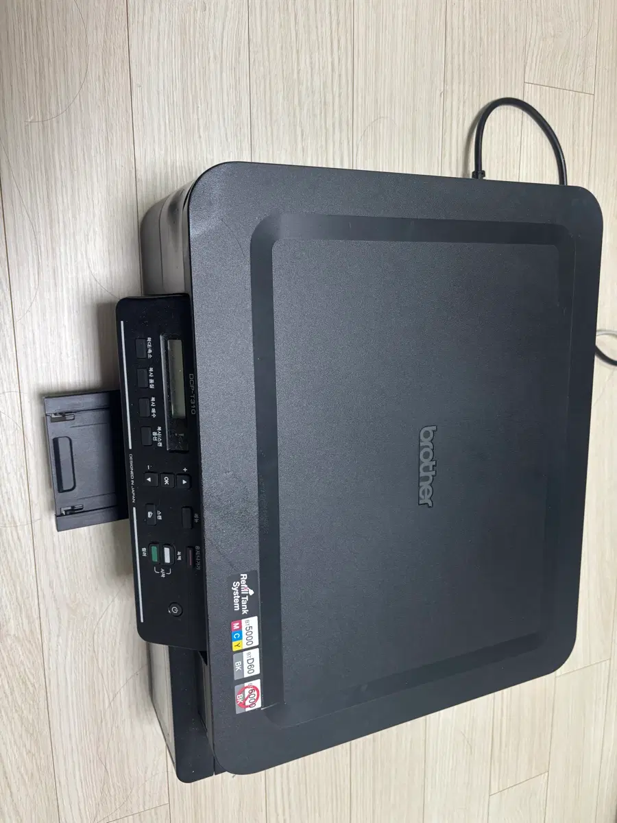 브라더 t310 무한잉크 컬러 프린터 스캔