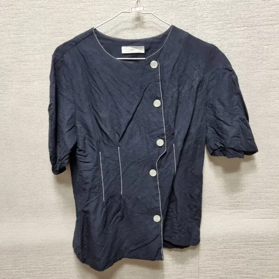 차157 반팔 블라우스