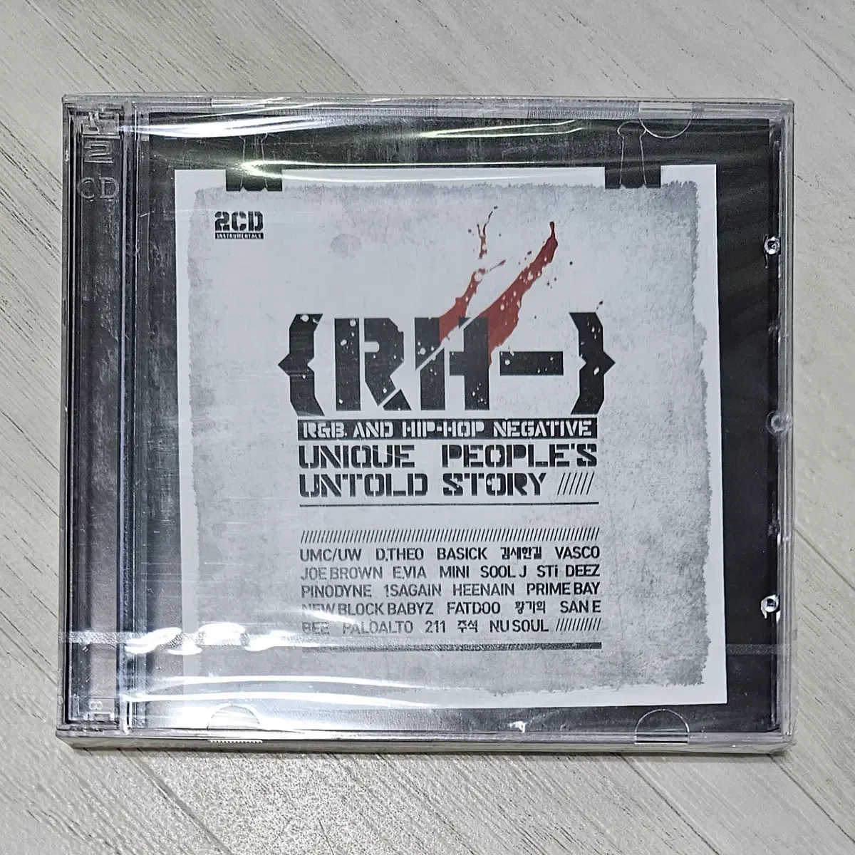 RH- : 알앤비 & 힙합 네거티브 - 2CD 미개봉