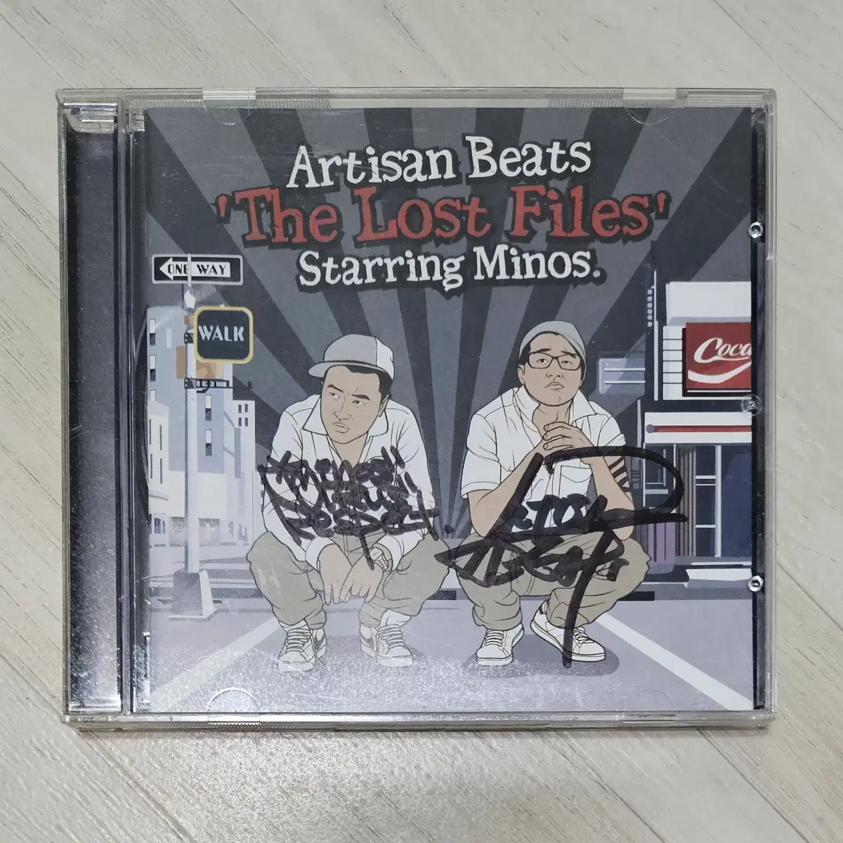 Artisan Beats & Minos - The Lost Files 멤버 전원 싸인반 CD