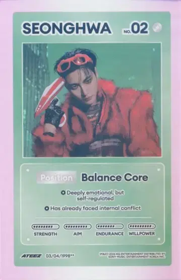 ATEEZ Z VER. SEONGHWA GOLDEN HOUR : Part.5 캐릭터