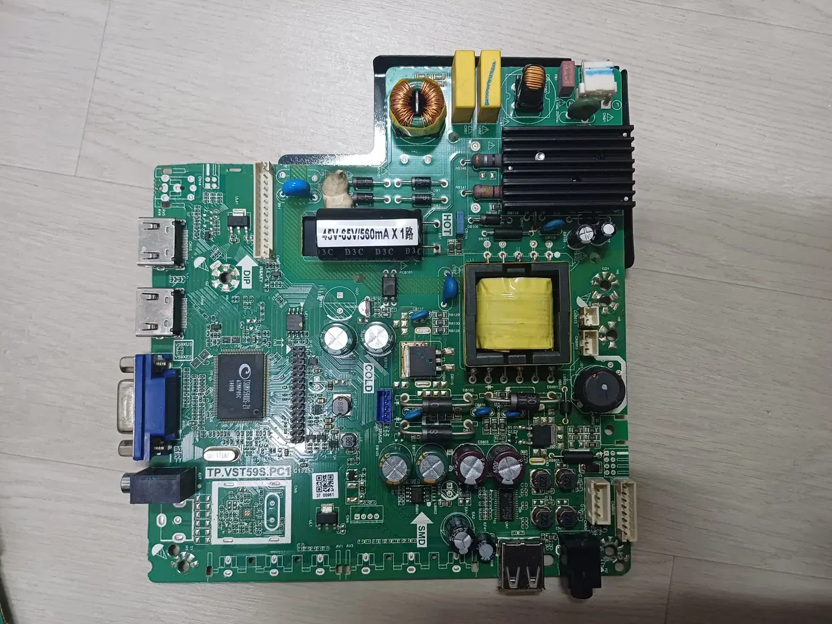 TV 통합보드 메인보드 AD보드 TP.VST59S.PC1 (2개 있음)