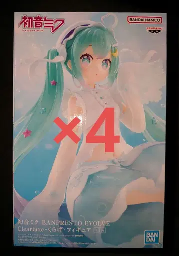 하츠네 미쿠 BANPRESTO EVOLVE Clearluxe 해파리 4체