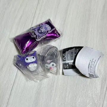 산리오 캐릭터즈 가챠가챠 쿠로미 3세트